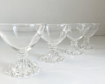 Vintage 1950s Tall Boopie Coupe Glass Vintage 1950s Tall Boopie Coupe Glass