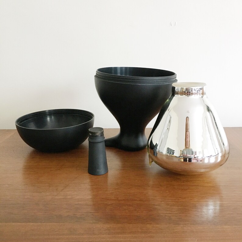 Ole Jensen for Royal Copenhagen Black Thermos Jug Danish Etsy