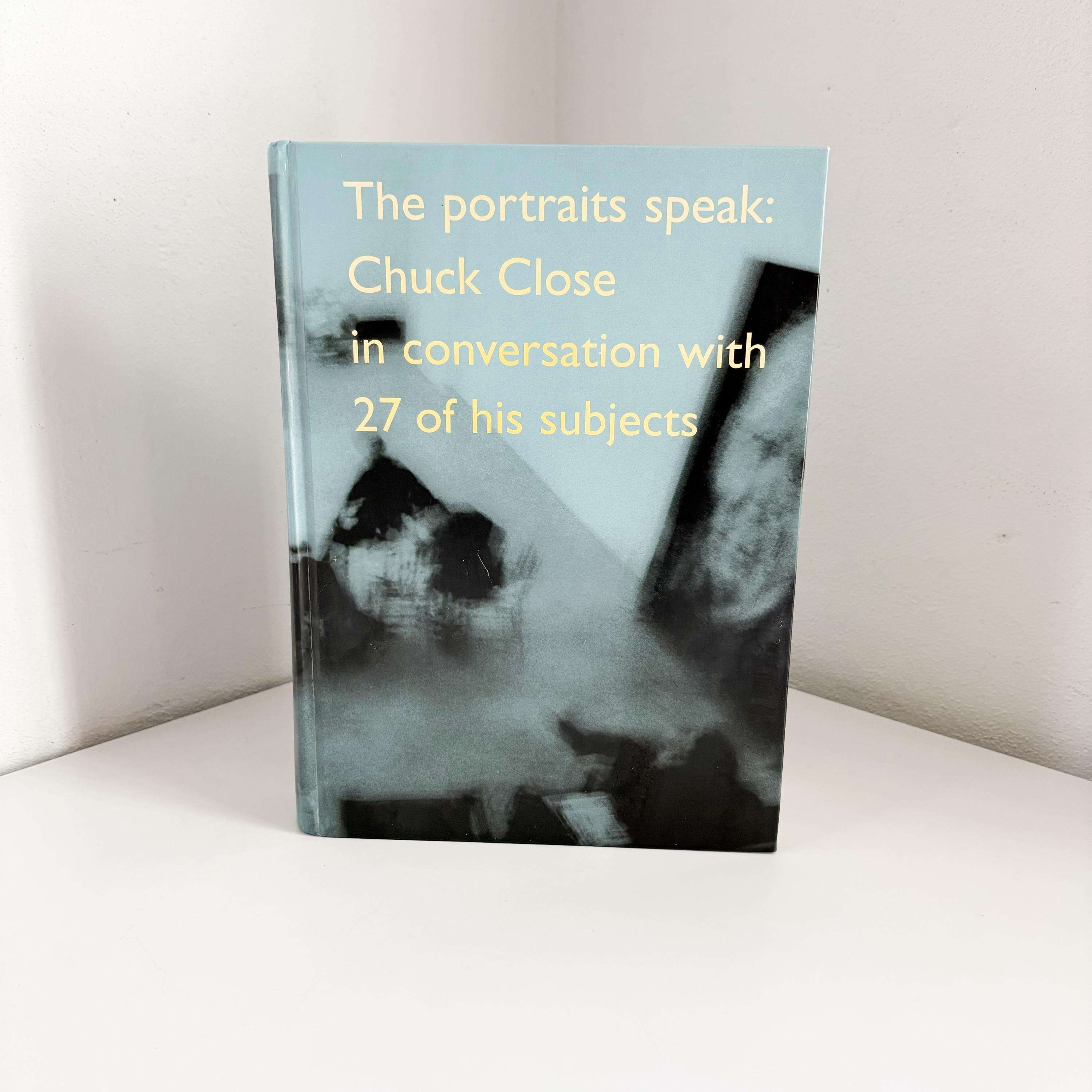 チャック・クローズ Portraits speak: Chuck Close Chuck Close Art Book: Portraits Speak, First Edition 1997 - Etsy