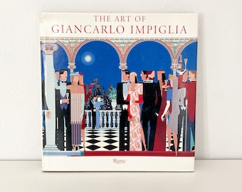 The Art of Giancarlo Impiglia, 1st Edition 1995, Vintage 1990's Art Book, Giancarlo Impiglia Vintage Art Book