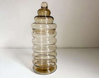 Holmegaard プリムラ ガラス キャニスター 蓋付き保存瓶 ジェイコブ