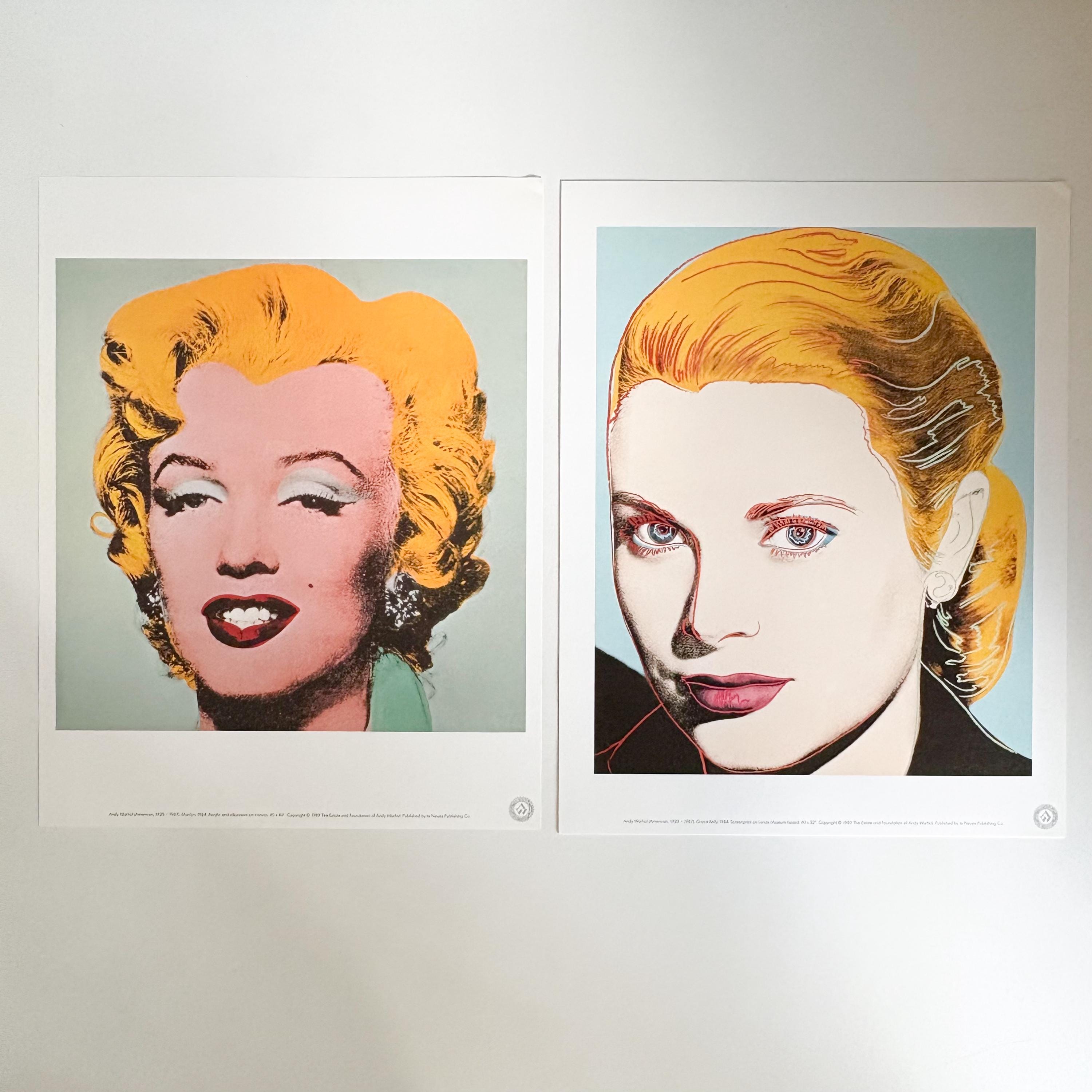 RARE! COMPLETE! Andy Warhol: Familiar Faces A Portfolio of Six