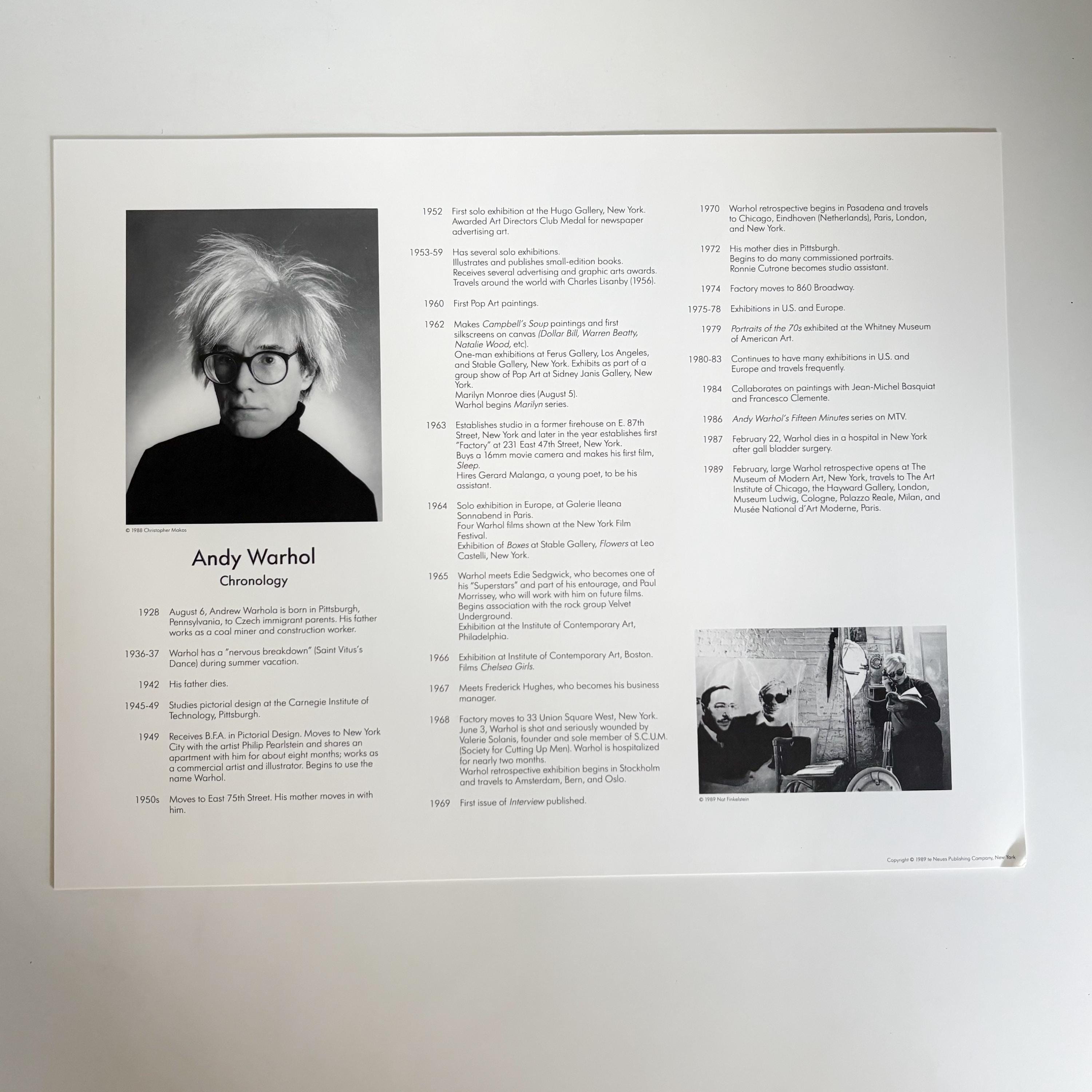 Andy Warhol “Familiar Faces” 6枚組 ポートフォリオ RARE! COMPLETE! Andy Warhol: Familiar Faces A Portfolio of Six