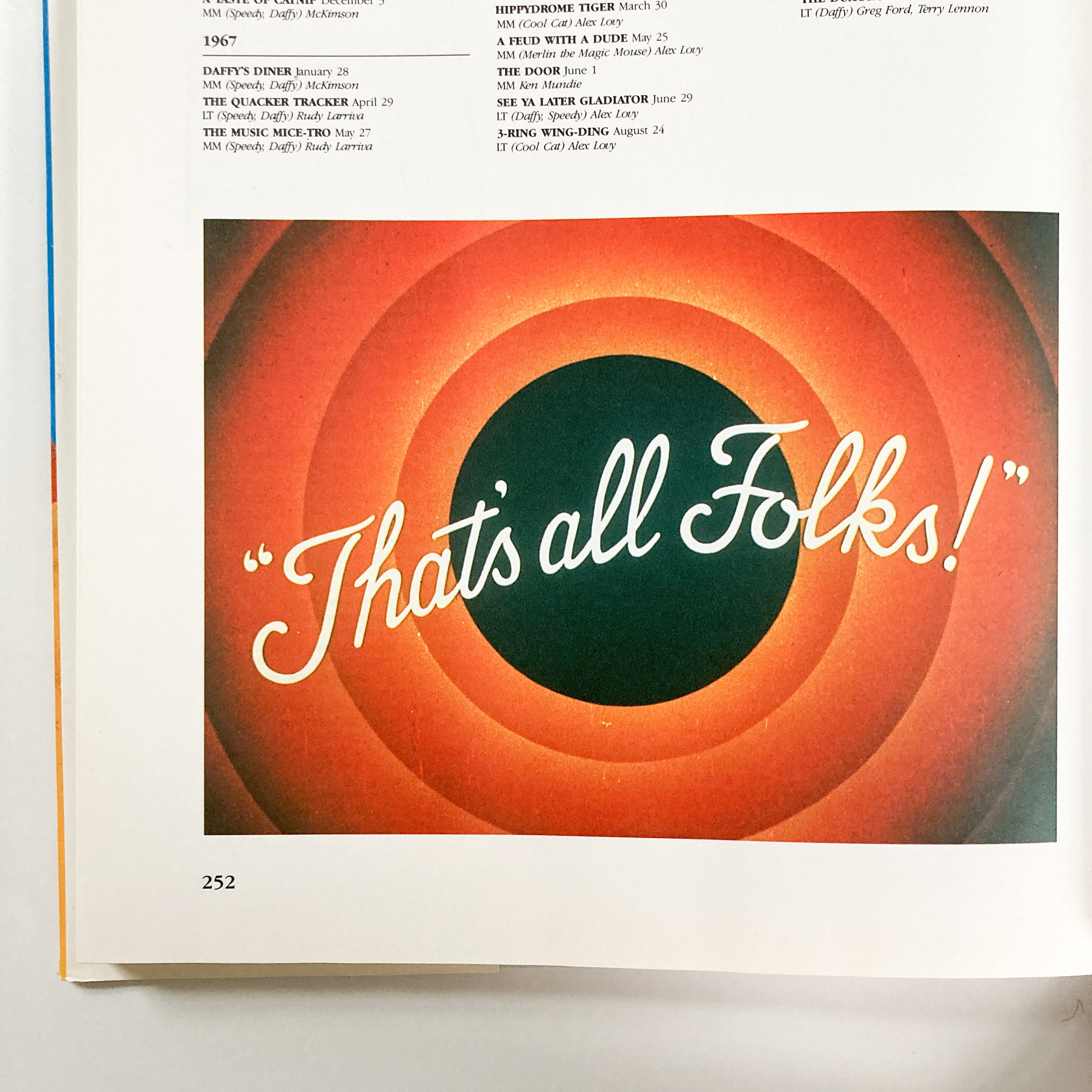 That's All Folks the Art of Warner Bros Animation, 1st Edition 1988,  Vintage Animation Art Book, Vintage Bugs Bunny Art Book 