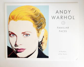 RARE! COMPLETE! Andy Warhol: Familiar Faces A Portfolio of Six Works, Neues Publishing 1989