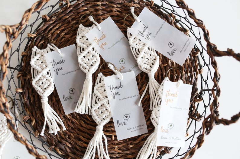 Wholesale Macrame Keychains / Macrame Bachelorette Gifts / Etsy