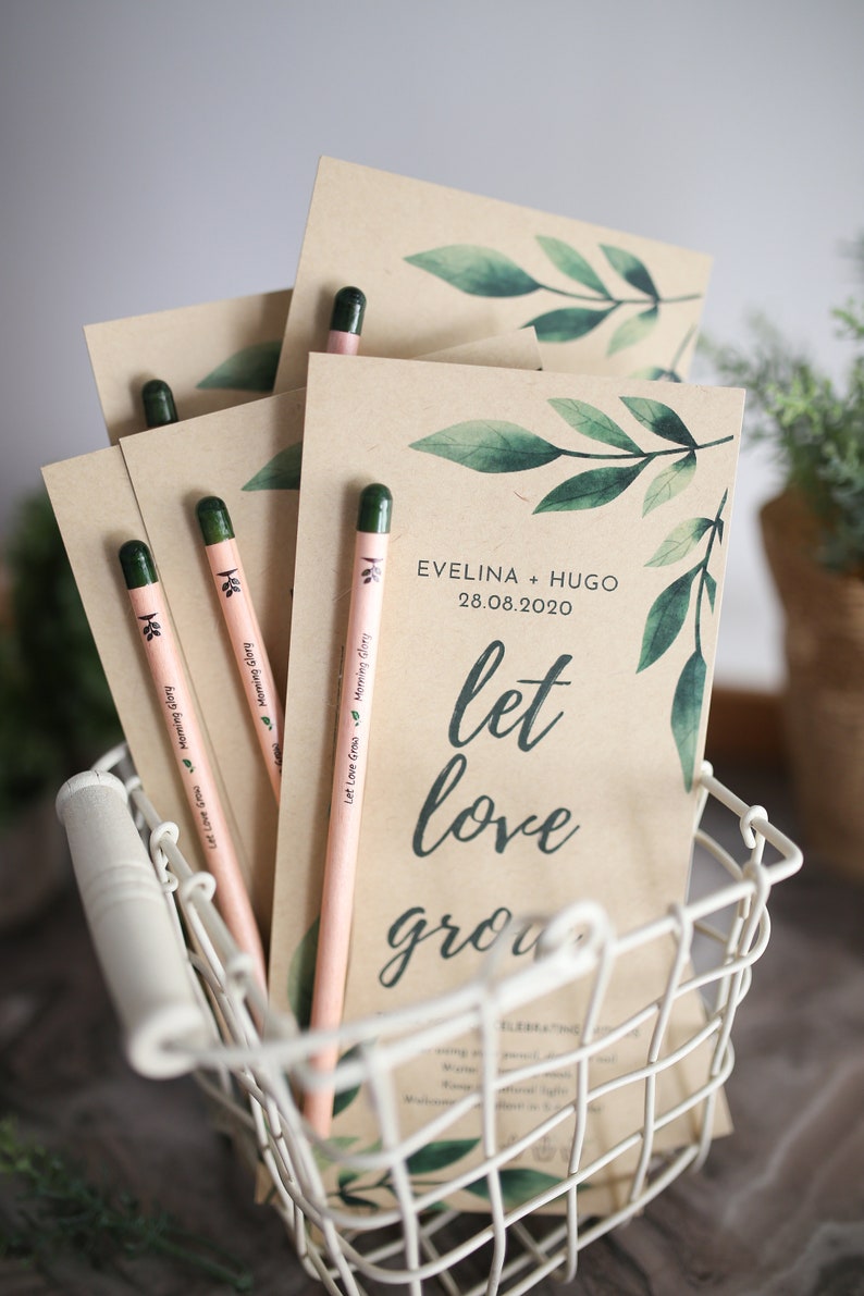 Wedding Favors for Guests in Bulk Seed Stick Personalized Etsy Australia