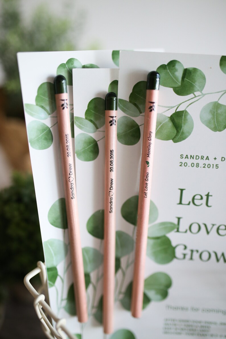 Plantable Paper, Wedding Favors for Guests in Bulk, Personalized Gifts, Destination Wedding Favors, Bridal Shower Favors, Eucalyptus image 9