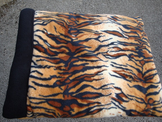Snoozy Tiger Print For All Animals In All Sizes, Animal Sleeping Bag, Animal Bed, Bed for Dog, Bed for Cat, Brown Pet Bed, Pet Bed, Dog Bed