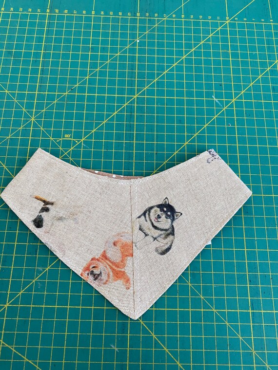 Dog bandanna small, dog scarf, handmade dog bandanna, pet neckwear, small pet bandanna, small pet scarf.