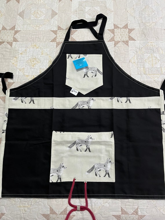 Apron - Adjustable cotton drill, cotton drill apron, grooming apron, adjustable grooming apron, craft apron, gardening apron, unisex apron