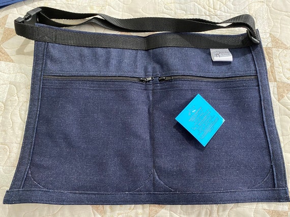 4 Pocket trade apron denim, grooming apron, craft apron, denim grooming apron,  gardening aprons, market traders apron