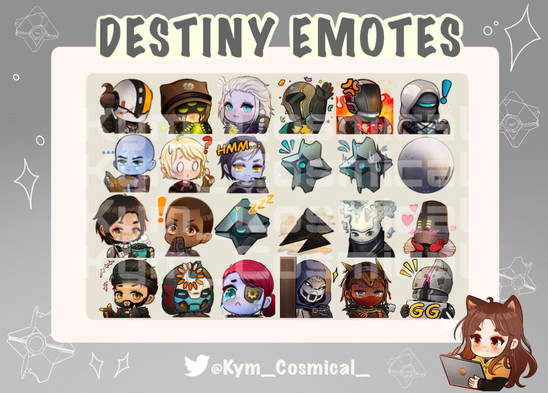 Destiny 2 emotes Witch Queen - 3 emote pack for Twitch Discord