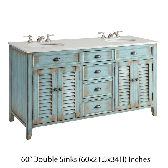 Farmhouse Rustic Wood Bathroom Sink Vanity With Single Farmhouse Rustic Wood Bathroom Sink, 60 Inch Double Sink Vanity Farmhouse