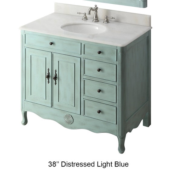 38 Rustic Distressed Bathroom Vanity Etsy