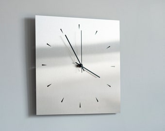 Modern wall clock square, Wall clock unique, Contemporary wall clock