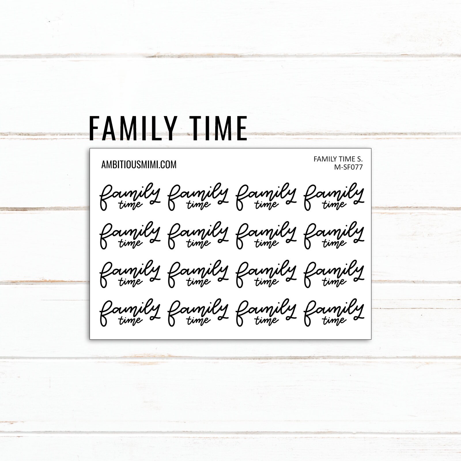 Family Time Script Unique Hand-lettered Scripts Great To | Etsy