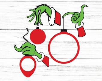 Download Grinch hand svg | Etsy