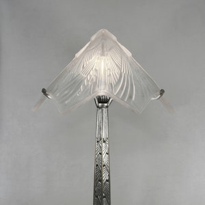 HETTIER & VINCENT : French 1930 Art Deco lamp                .... lamp 1925 muller daum degué schneider sabino era chandelier sconces France