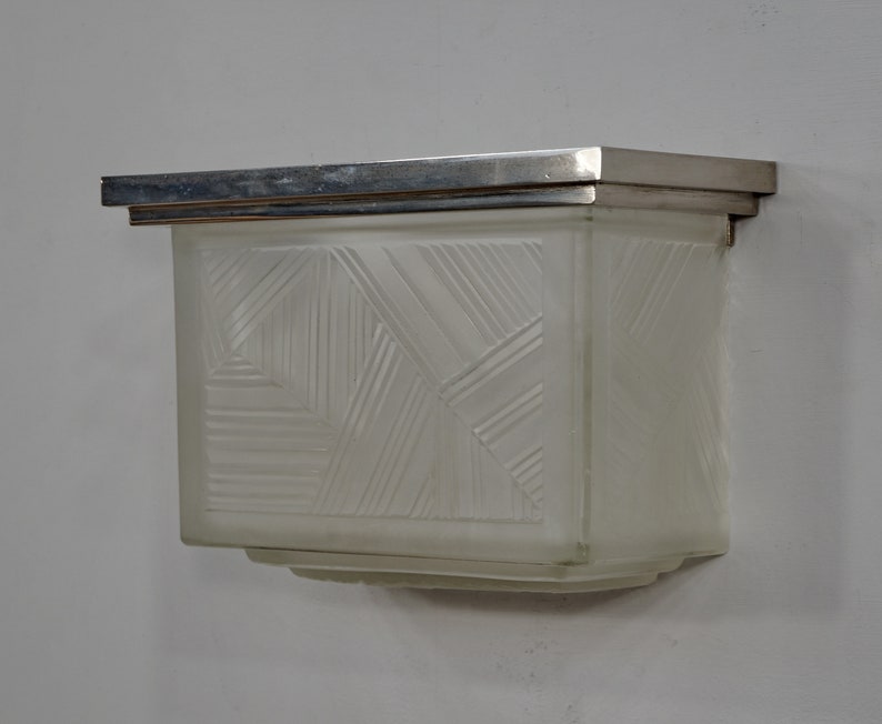 MARIUS SABINO French 1930 Art Deco Wall Sconce Etsy