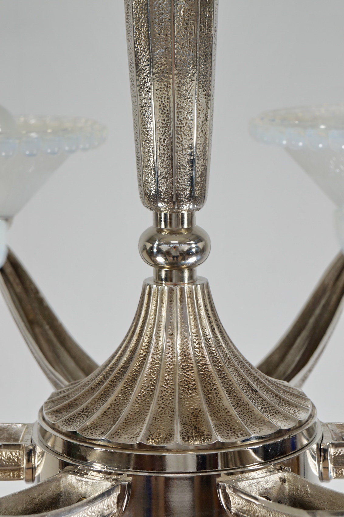 EZAN : French Art Deco chandelier ....... opalescent 1930 | Etsy