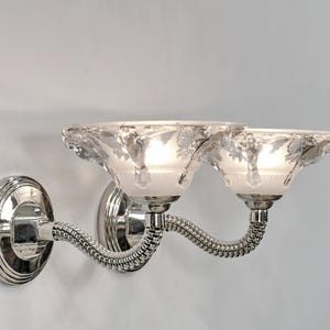 BORIS LACROIX : pair of French 1930s art deco wall sconces ....... France