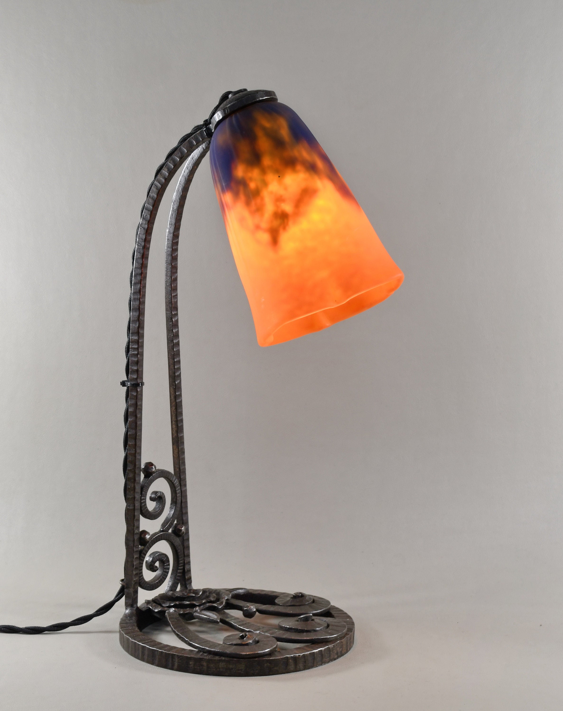 La Verre Français アート テーブルランプ シュナイダー兄弟 