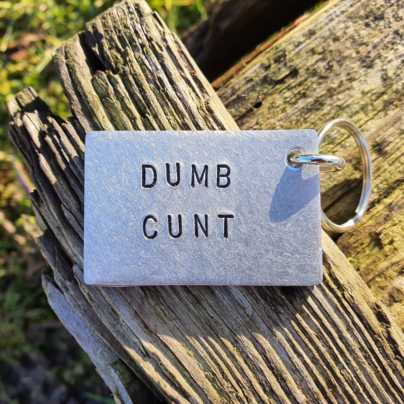 DUMB CUNT Handstamped Funny Gifts for Him Men Mate Keychain - Etsy Hong Kong