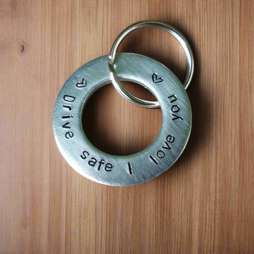 Porte-clés Assorti Pour Petit Ami, Petite Amie, Couple, Mari, épouse, Pour Homme Et Femme, Cadeau De Saint-Valentin, Drive Safe Handsome, Taille Unique