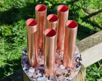 XL 6 Pipe Cloudbuster Rose Quartz Shungite Selenite Copper Orgonite Protection Large Towerbuster 5g EMF Big Powerful Energy