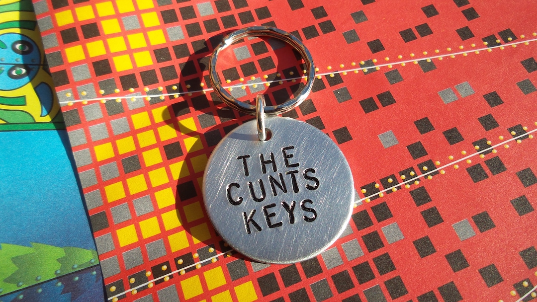 The CUNTS Keys Offensive Keyring Funny Valentine Gifts for Him Her