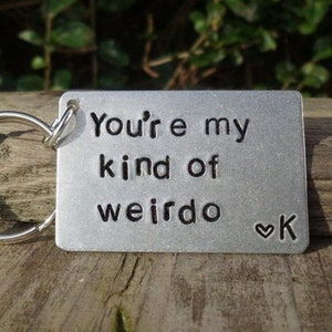 You're My Kind Of WEIRDO Personalised Valentines day 2024 Funny Gifts For Men Him Her Boyfriend Girlfriend Present Cheeky Husband Bff