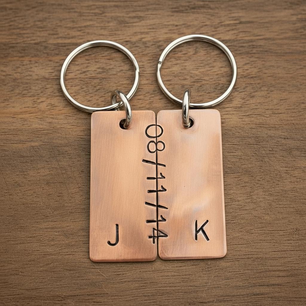 Anniversary Keychain - Etsy