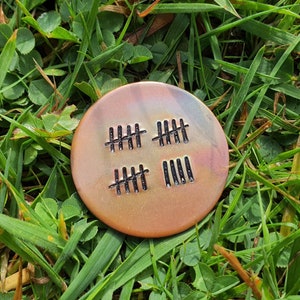 19 YEARS Bronze Wedding Anniversary Golf Ball Marker Gifts Husband Wife Golfing Accessories Sports Men Him Love 19th Anniversary TALLY Mark
