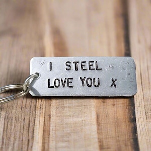 I STEEL Love You Personalised 11 YEARS 11th Wedding Anniversary Gifts For Men Women Thoughtful Keepsake Husband and Wife Traditional Gift