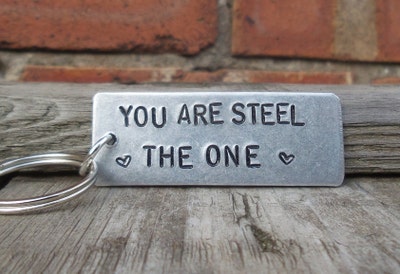 Personalised Steel Keychain