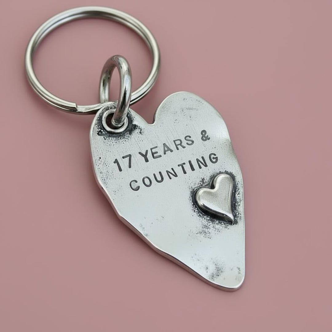 17 Years And Counting Keyring Husband Wife Gifts For Men Him Women 17th 17 Years And Counting Keyring Husband Wife Gifts For Men Him Women 17th