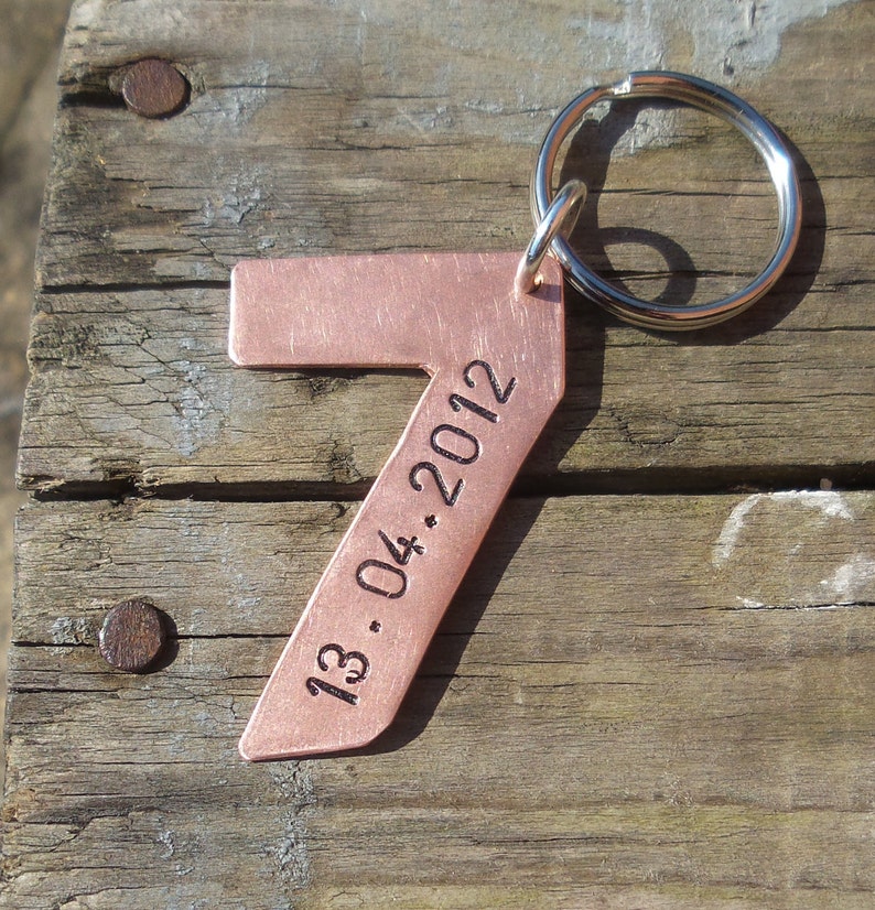 personalised metal jigsaw keyring