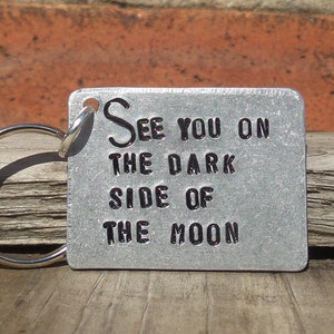 Handmade Pink Floyd Keyring: See You On The Dark Side