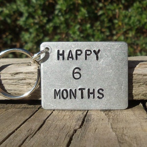 6 Month Anniversary Gift for Boyfriend Girlfriend Husband, Happy 6