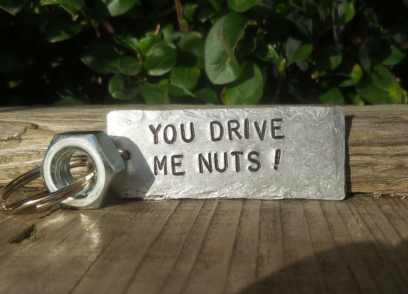You Drive Me NUTS Keyring Funny Gifts for Him Her Steel Etsy UK