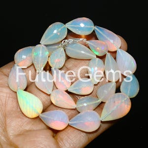 Big Opal Teardrops Fire Ethiopian Opal Drop Beads, Opal Teardrop Briolettes , Ethiopian Opal Drops for Jewelry Making, Wholesale Suppliers