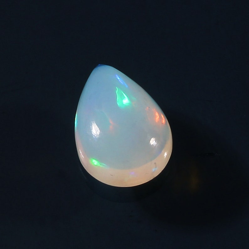 AAA+ 100/%Natural Ethiopian Amazing Fire Opal Cabochon October Birthstone Gemstone Stone For Jewelry Gift For Her 9-7 MM