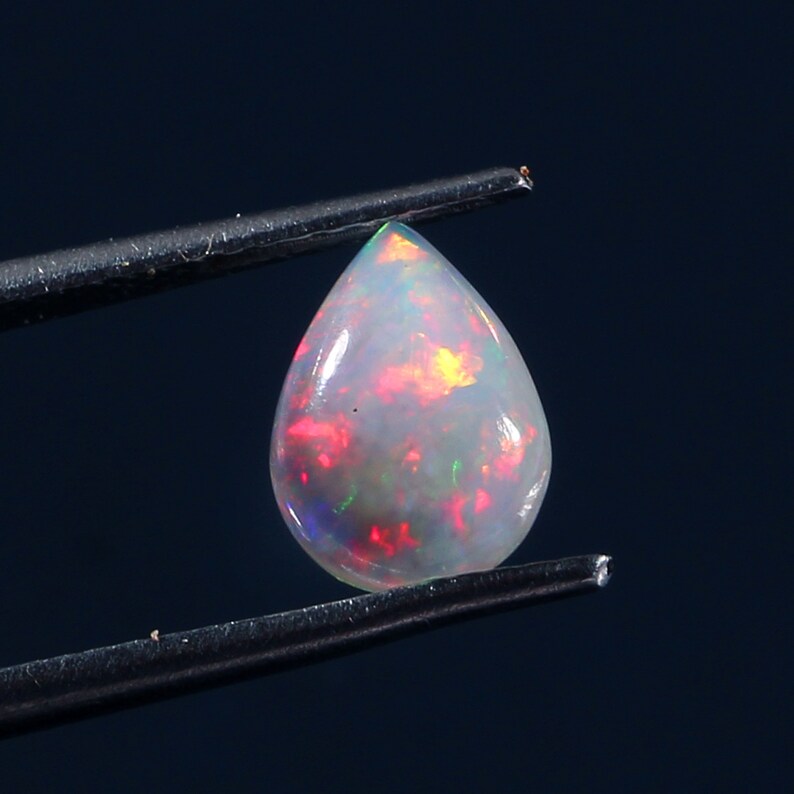 100/%Natural Ethiopian Opal Beautiful Necklace Color Gemstone Opal October Birthstone Sparky Fire Opal Beautiful Beads Necklace ++