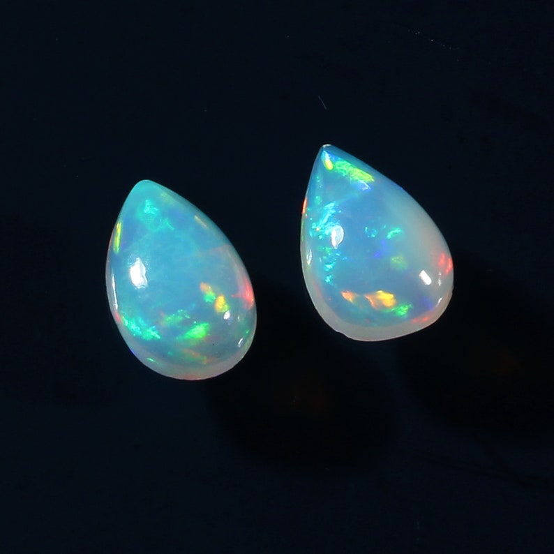 AAA 1 CTS 100/%Natural Ethiopian Amazing Fire Opal Cabochon October Birthstone Gemstone Stone For Jewelry Gift For Her