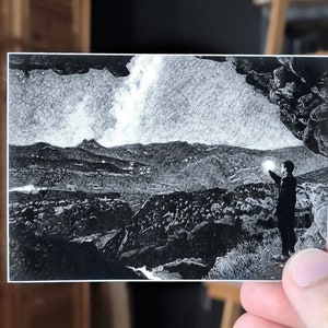 L'inconfondibile possibilità di noi / Adesivo Premium / Vinile 3''x4'' / Arte con penna e inchiostro / Disegnato a mano