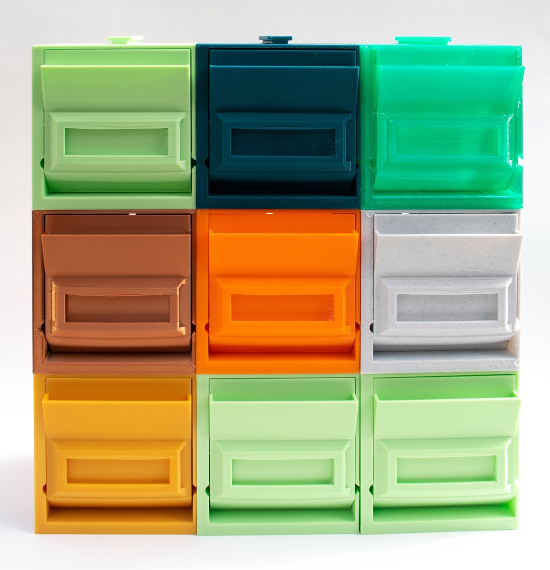 3pack Modular Tiltout Storage Bins Etsy