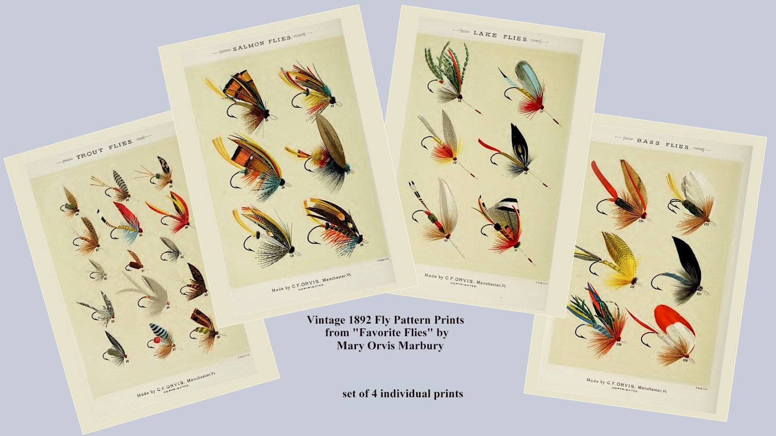 Rare Orvis Fly Box With 50 Flies Made By Wheatley For Orvis Fan