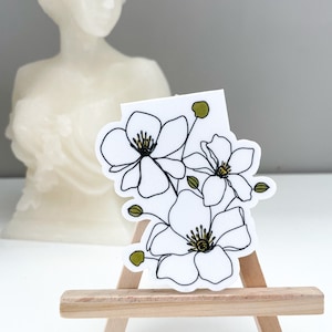 Flower Bookmark, Magnet Bookmark