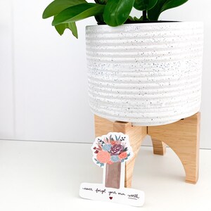 Never forget your own worth Sticker, Quote sticker, laptop sticker, water bottle sticker, die cut sticker, flower sticker
